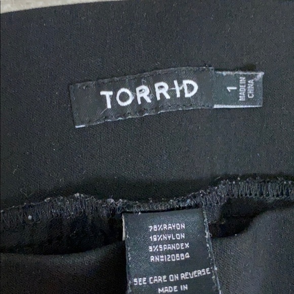 Torrid Black Stretchy Pants - Picture 3 of 5